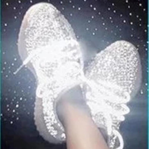 muffin rhinestone new crystal platform sneakers