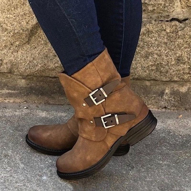 vintage leather booties