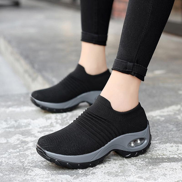 Autumn women flat platform shoes ladies 