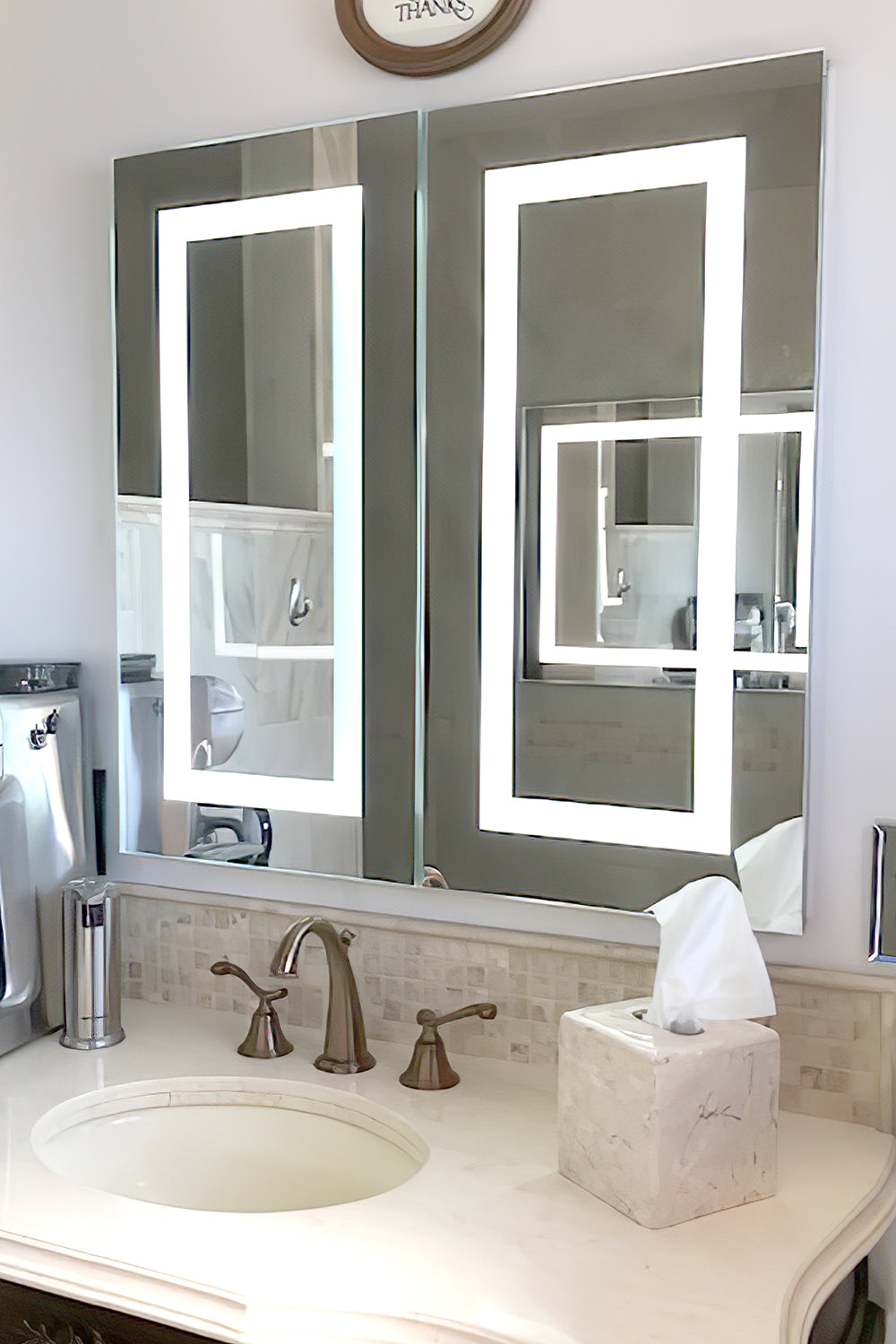 Tri Folding Vanity Mirror