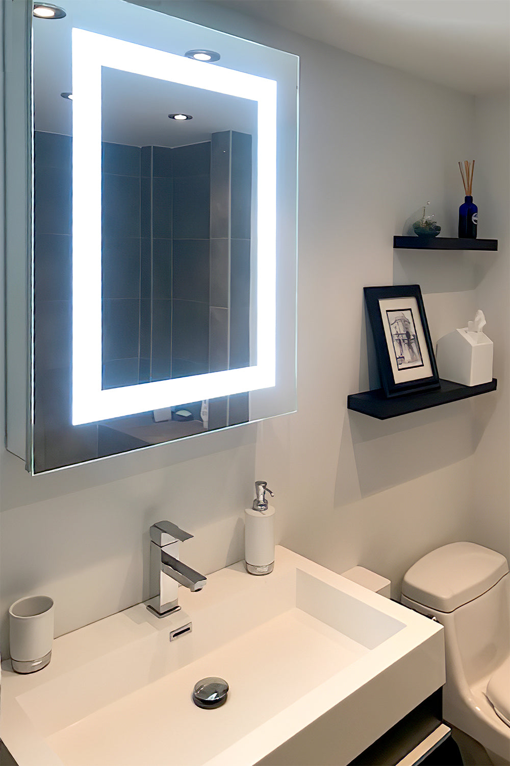 Bathroom Mirror Medicine Cabinets with Lights