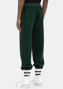 dark green sweatpants