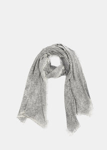 light grey cashmere scarf