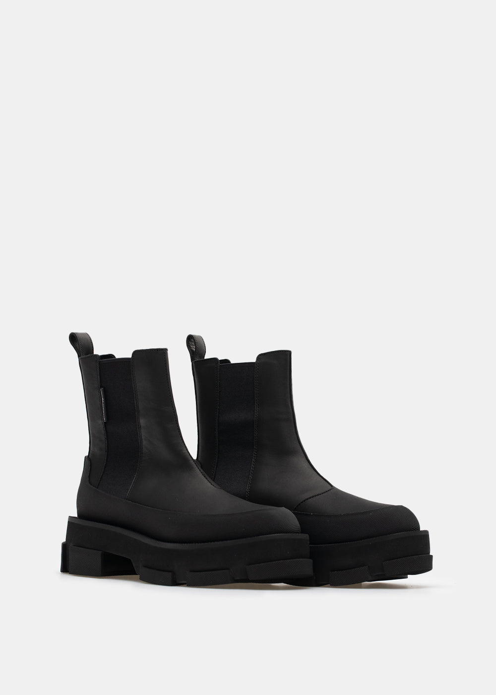 Black Gao Platform Chelsea Boots | LEISURE CENTER