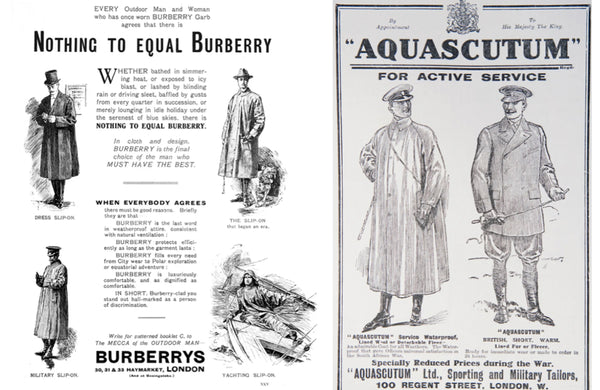 Trench-coat archives Burberry et Aquascutum