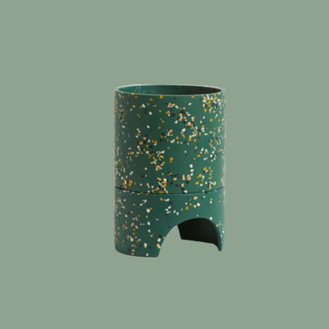 Terrazzo Green Indoor Pot _Capra Designs
