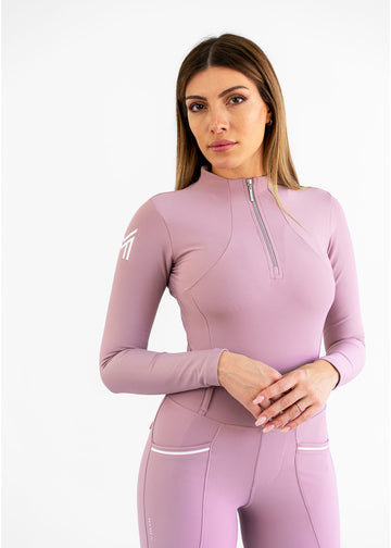 Mid Long Sleeve Base Layer - Off White — Maglia Rosa