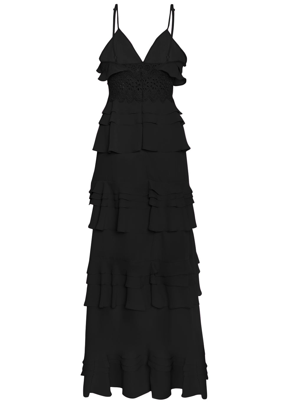 true decadence tiered maxi dress