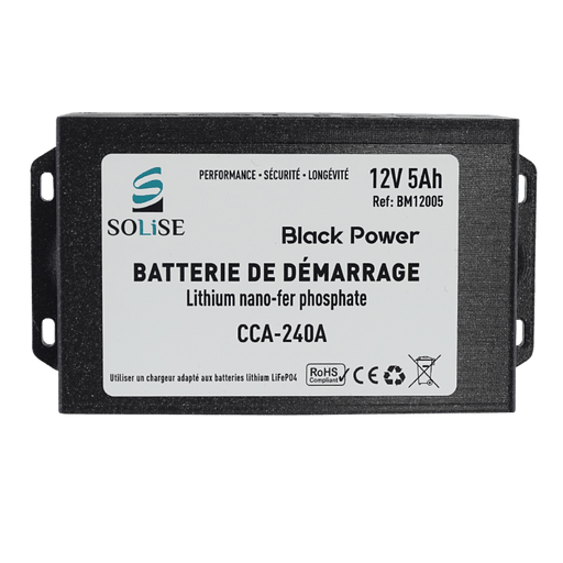 RNS BM12005 (BM12005) Batterie LiFePO4 Moto Solise (12V - 4,6Ah