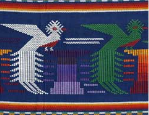 Quetzal weaving symbol