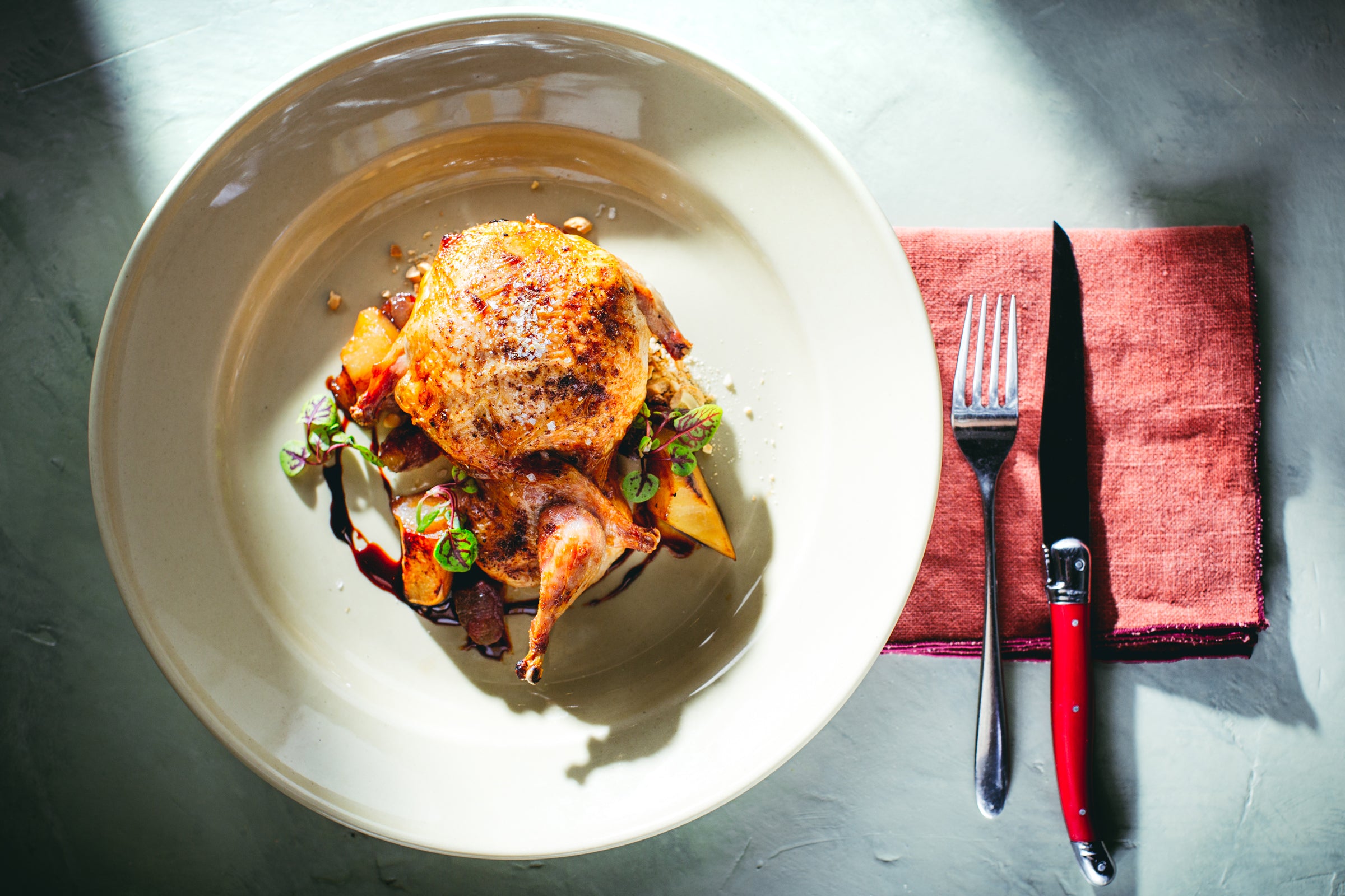 Mister Juis  Wolfe ranch quail Recipe