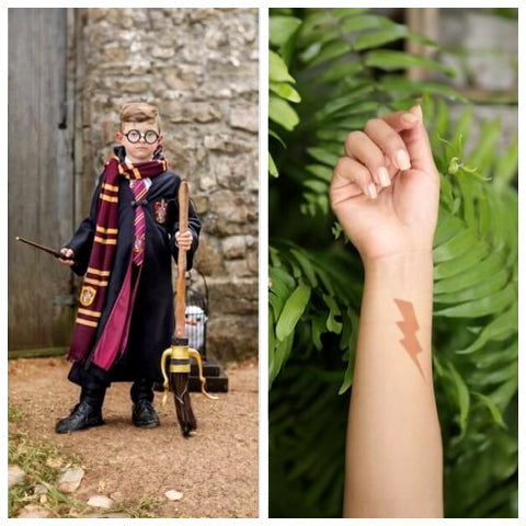 Create your own version of Harry Potter's lightning scar with Mihenna