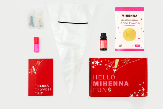 The Sampler Henna Kit from Mihenna
