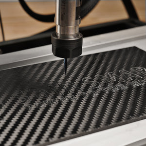 Genmitsu CNC材料 3K カーボンファイバープレート 炭素繊維板 黒色 2ピース 180 x 100 x 2 mm CNC彫り、 エンドミル、切断、DIYクラフトなどに適用されます