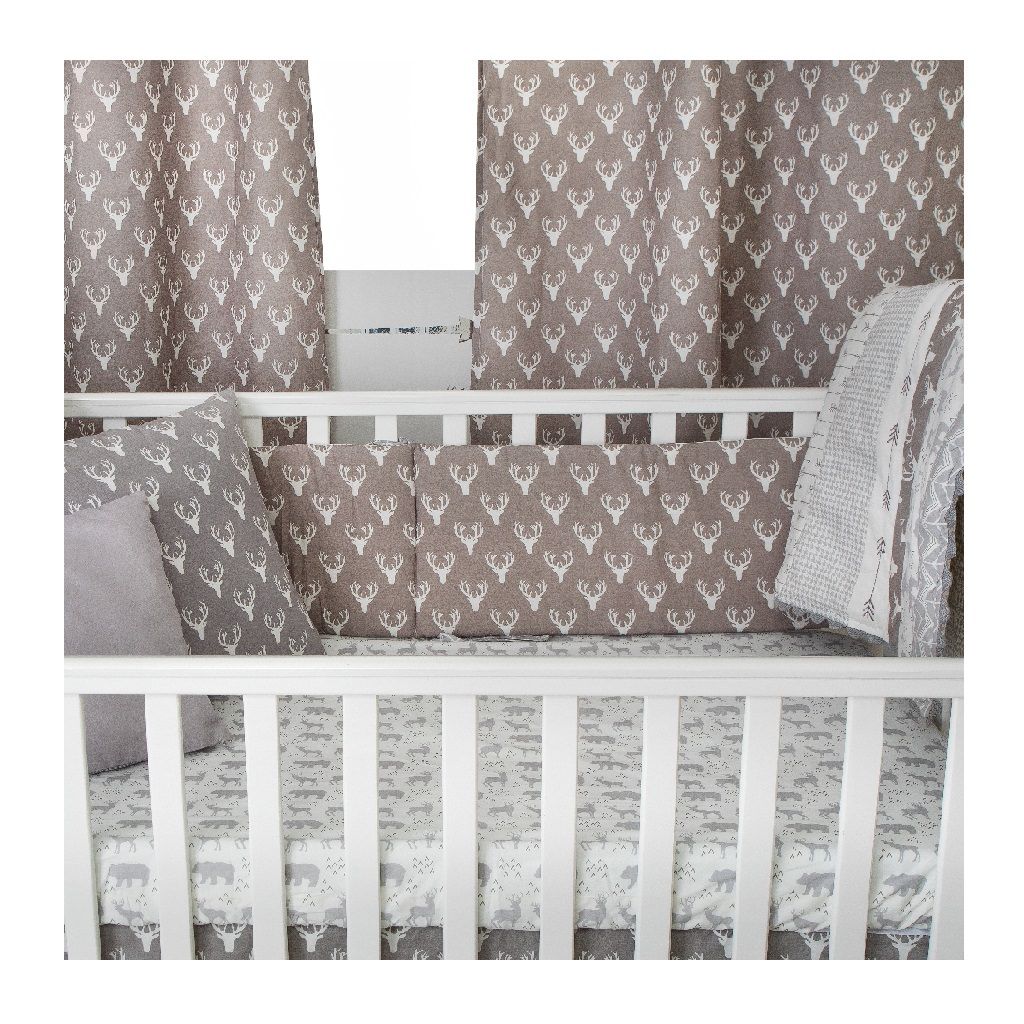 deer crib bedding set