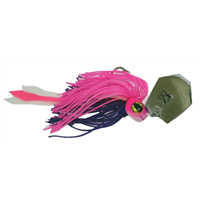 Fosco Handmade Fishing Lures • Jighead Spinnerbait • Pink • Made