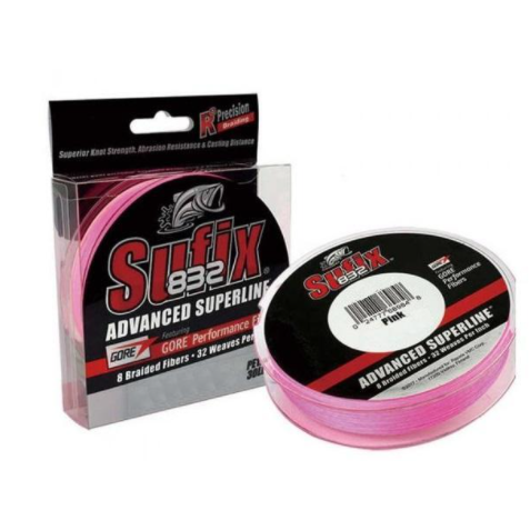 Sufix 832 Advanced Superline Braid Pink - 300yd - Addict Tackle