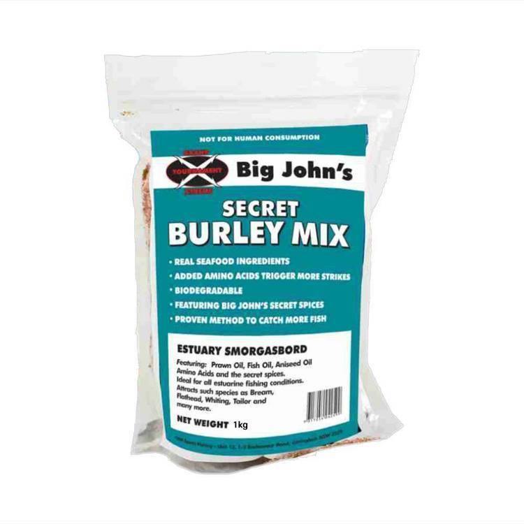 Big Johns Power Prawn Burley 1kg - Addict Tackle