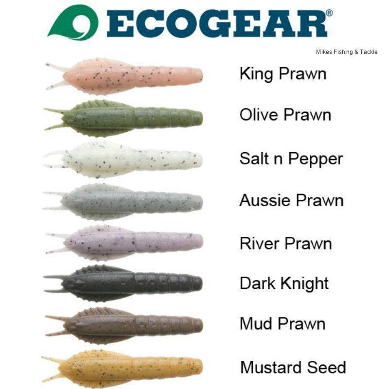 Ecogear Aqua Bream Prawn Soft Plastic 40mm - Addict Tackle