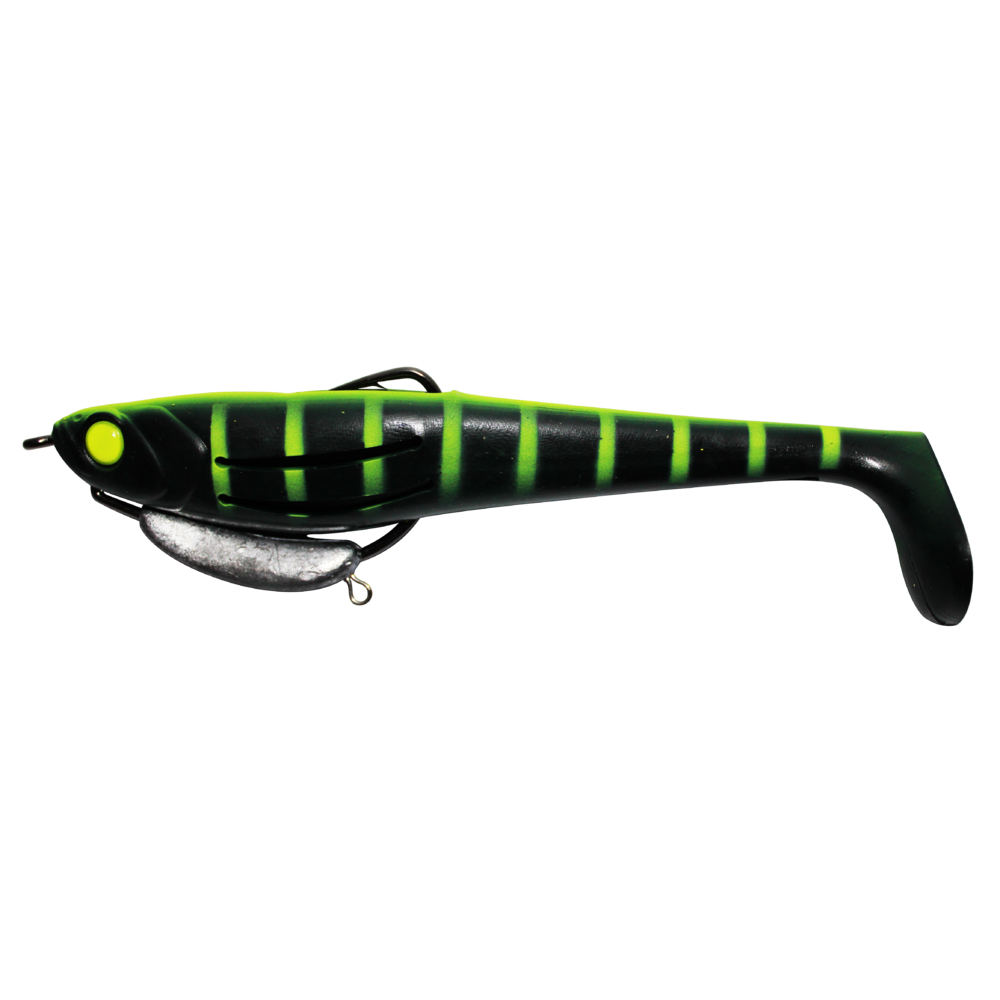 Zerek Flat Shad X Weedless Soft Plastic - 145mm - 32 Gram - Addict