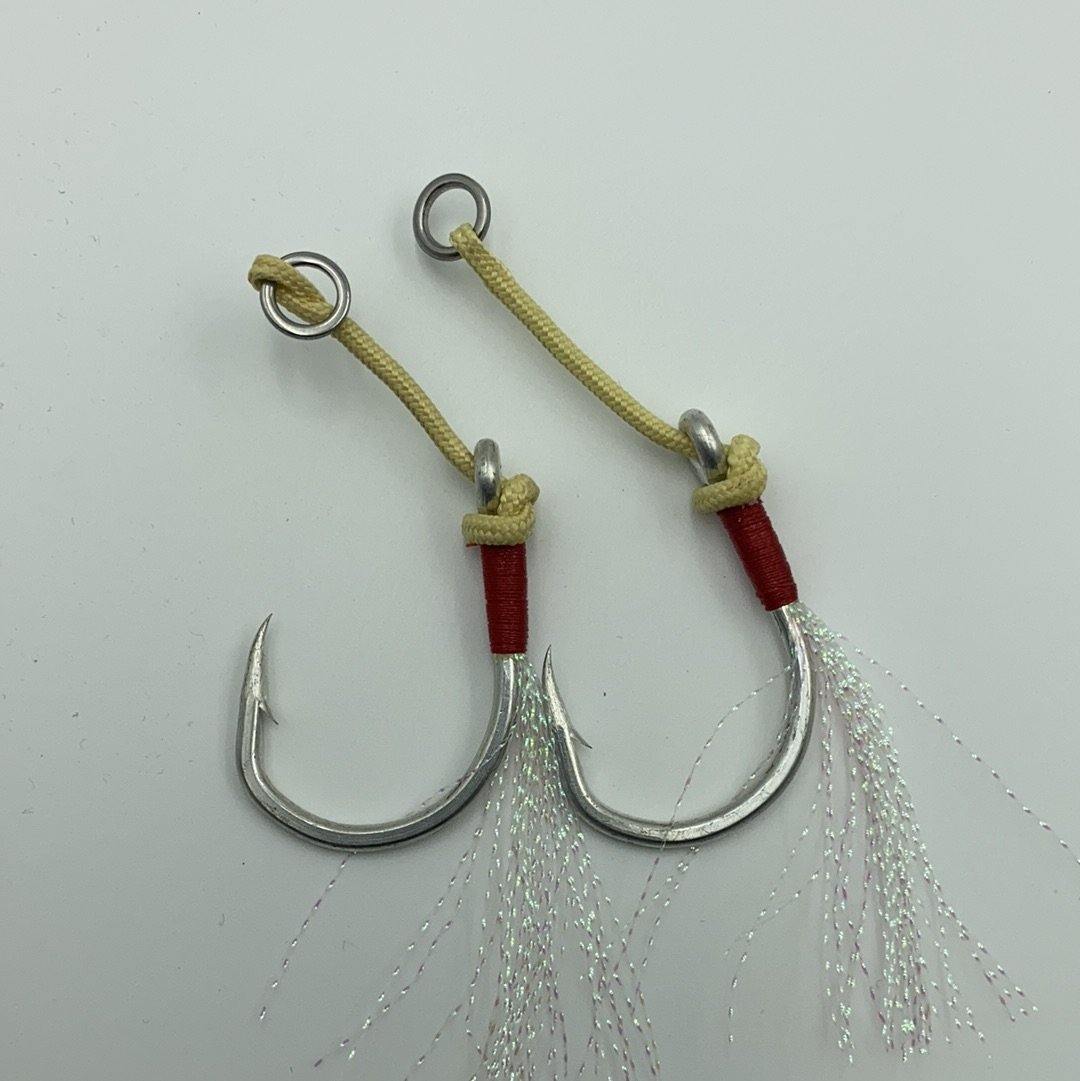 Generic 10 Lot Assist Hooks Jigging Jig Hooks 12#14# For Boat Gold