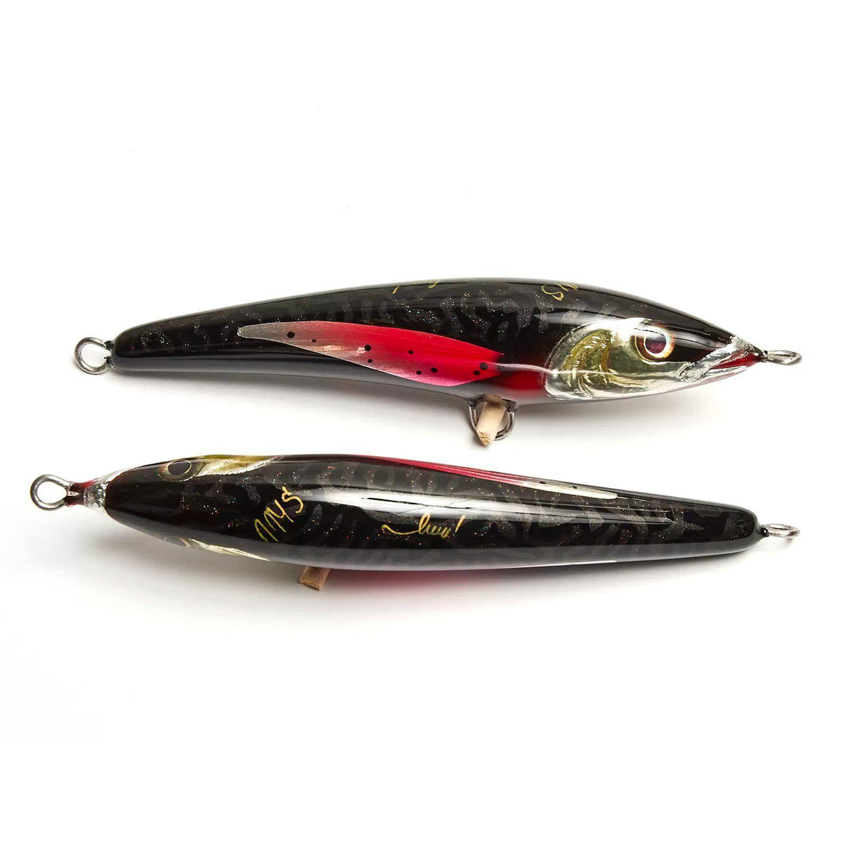 MAS-10-SB Mackerel Soft Swimbait Super Fast Sinking Silver/Black Mackerel  10 16 oz