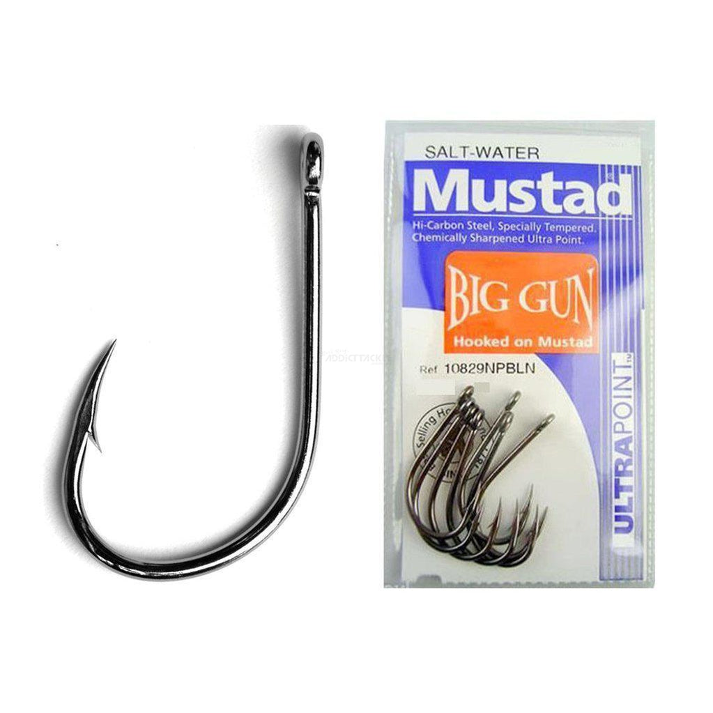 Mustad 10827npbln - Size 4/0 Qty 25 - Hoodlum 4 X Strong - Chemically  Sharpened