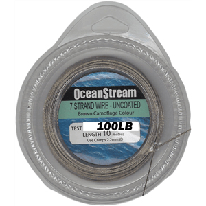 Ocean Stream 7 Strand Uncoated Wire - 10m - Addict Tackle