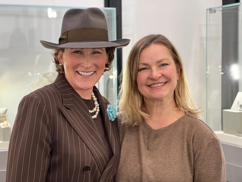 Jennifer Mrozak Sulako and Elena Neijlow of Sokayri Atelier in Darien, CT.