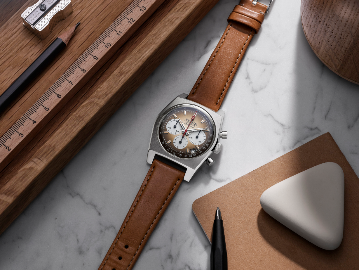 ZENITH BRINGS BACK THE FIRST EL PRIMERO WATCH WITH A GRADIENT DIAL FROM 1969: CHRONOMASTER REVIVAL A385