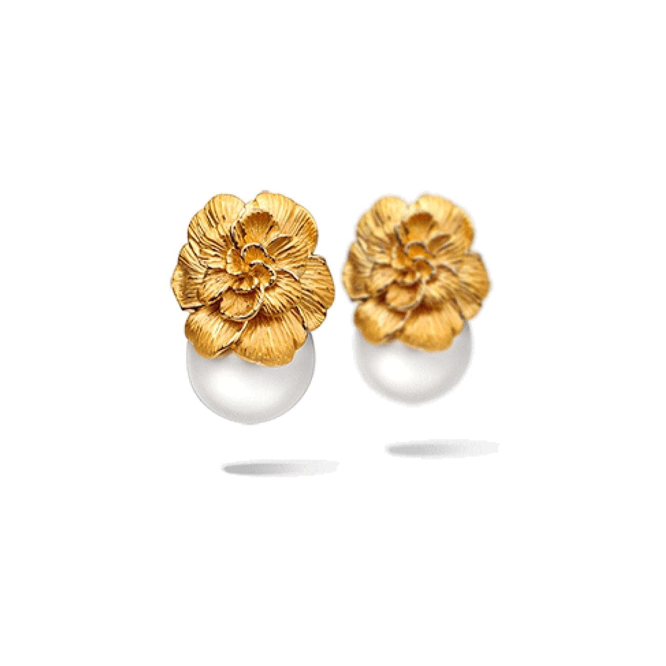 Carrera y Carrera Gardenia Earrings - Jewelry | Manfredi Jewels