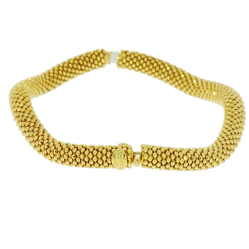 Estate Jewelry Estate Jewelry - 18K Yellow Gold Vezzaro Classic Bangle Bracelet | Manfredi Jewels