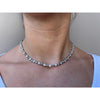 Estate Jewelry Estate Jewelry - Bulgari Lucea 18K White Gold Diamond Pave Necklace | Manfredi Jewels