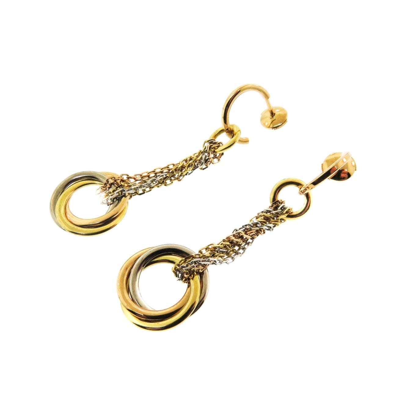 cartier trinity drop earrings