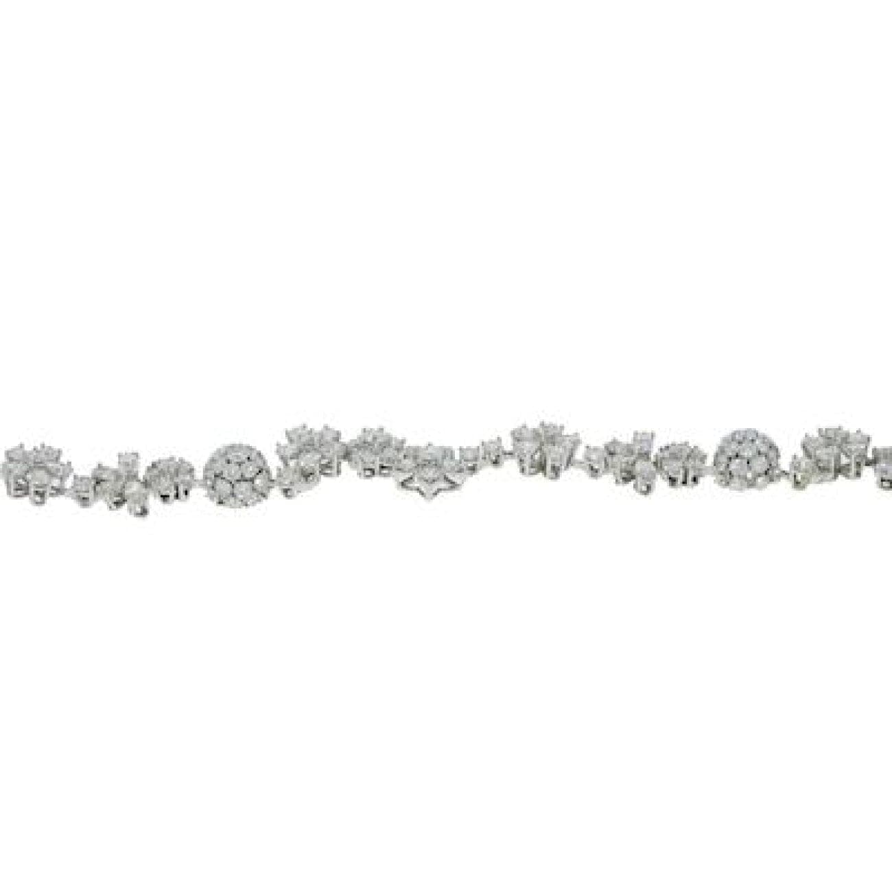 Wild Flower diamond sautoir necklace, Diamond