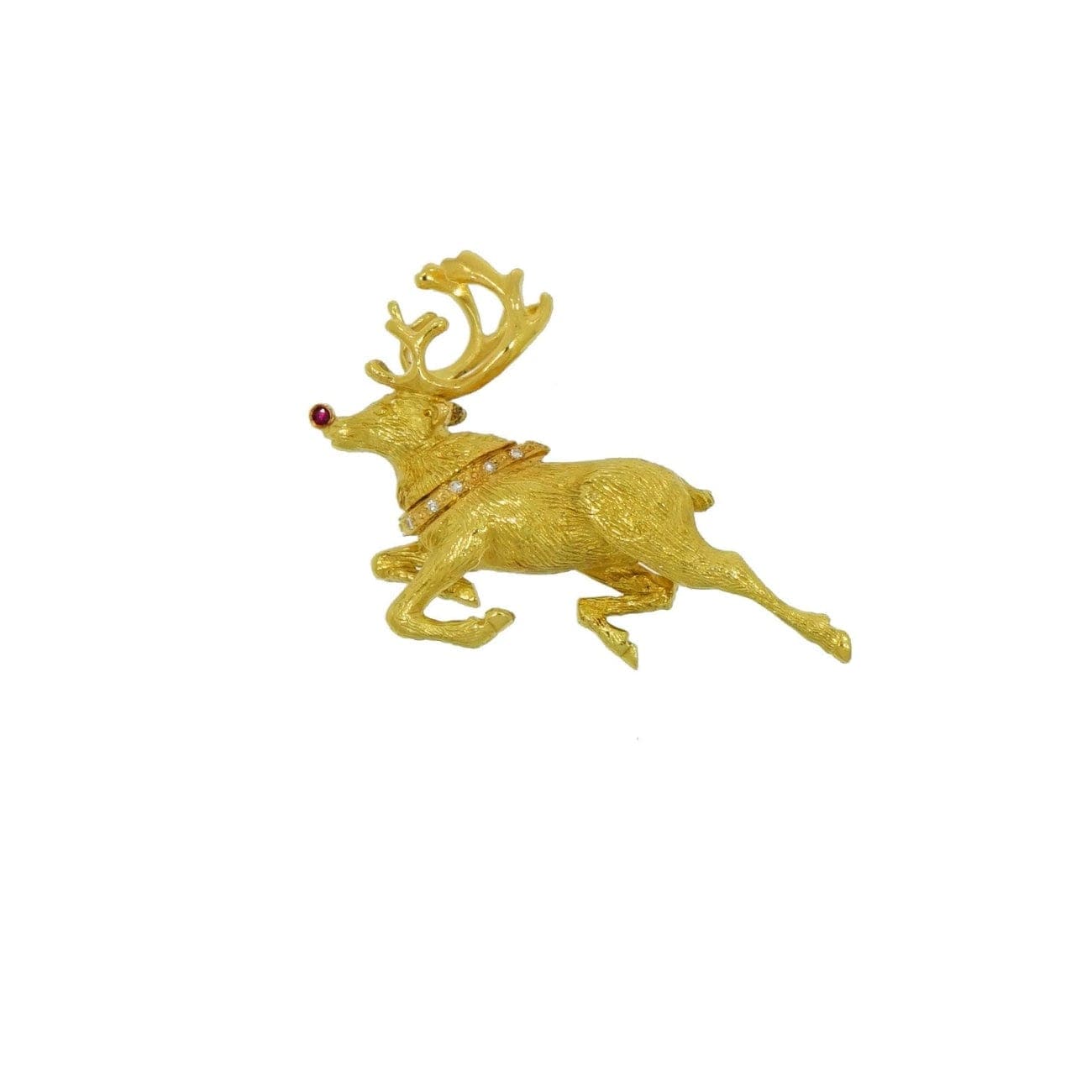 Tiffany & Co. Estate 14K Yellow Gold Stylized Duck Pin – Springer's