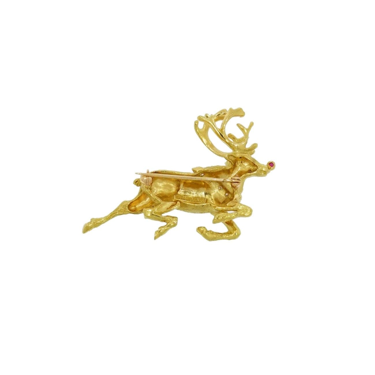 Tiffany & Co. Estate 14K Yellow Gold Stylized Duck Pin – Springer's