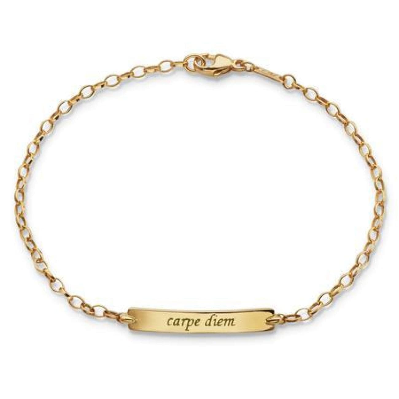 18K Yellow Gold Audrey Link Charm Bracelet