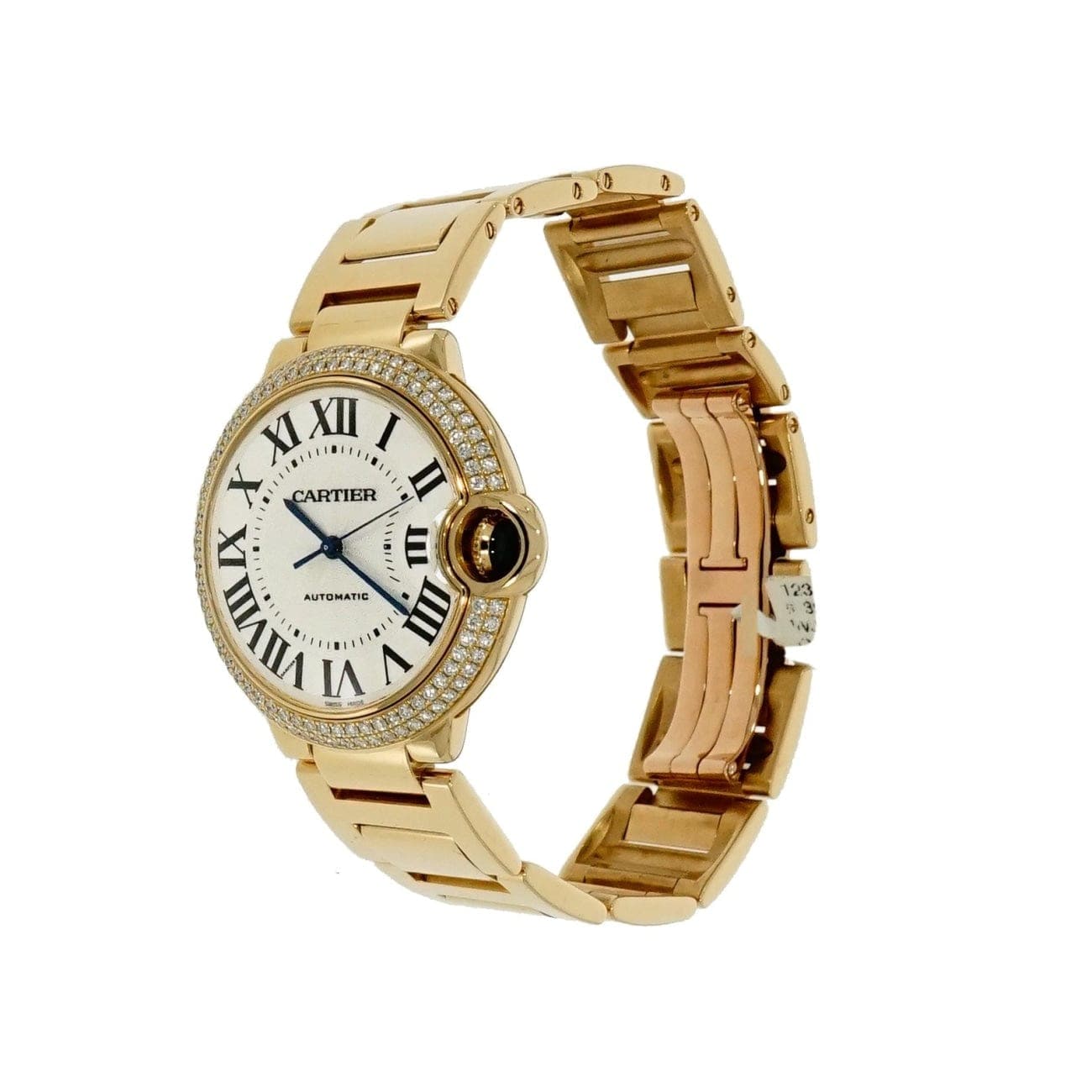 Cartier 'Ballon Bleu' Diamond Watch in 18K Yellow Go #515317 – Beladora