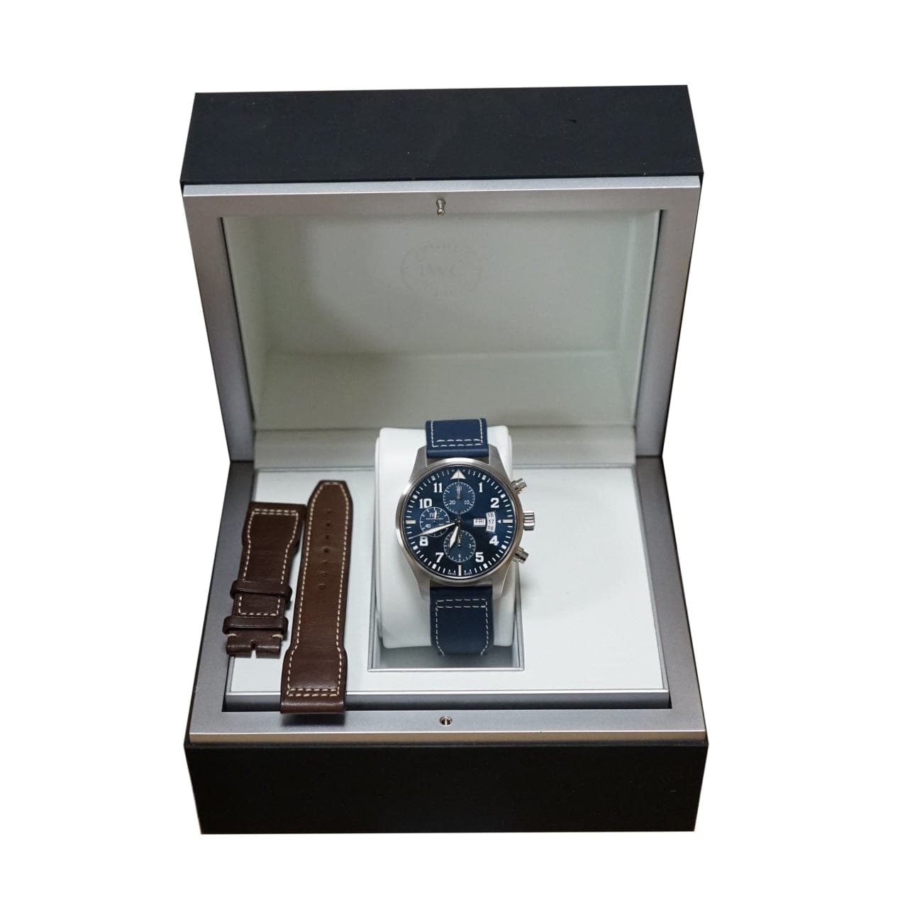 Pre-owned Iwc Pilot Chronograph Le Petit Prince Iw3777-06 - Pre-owned ...