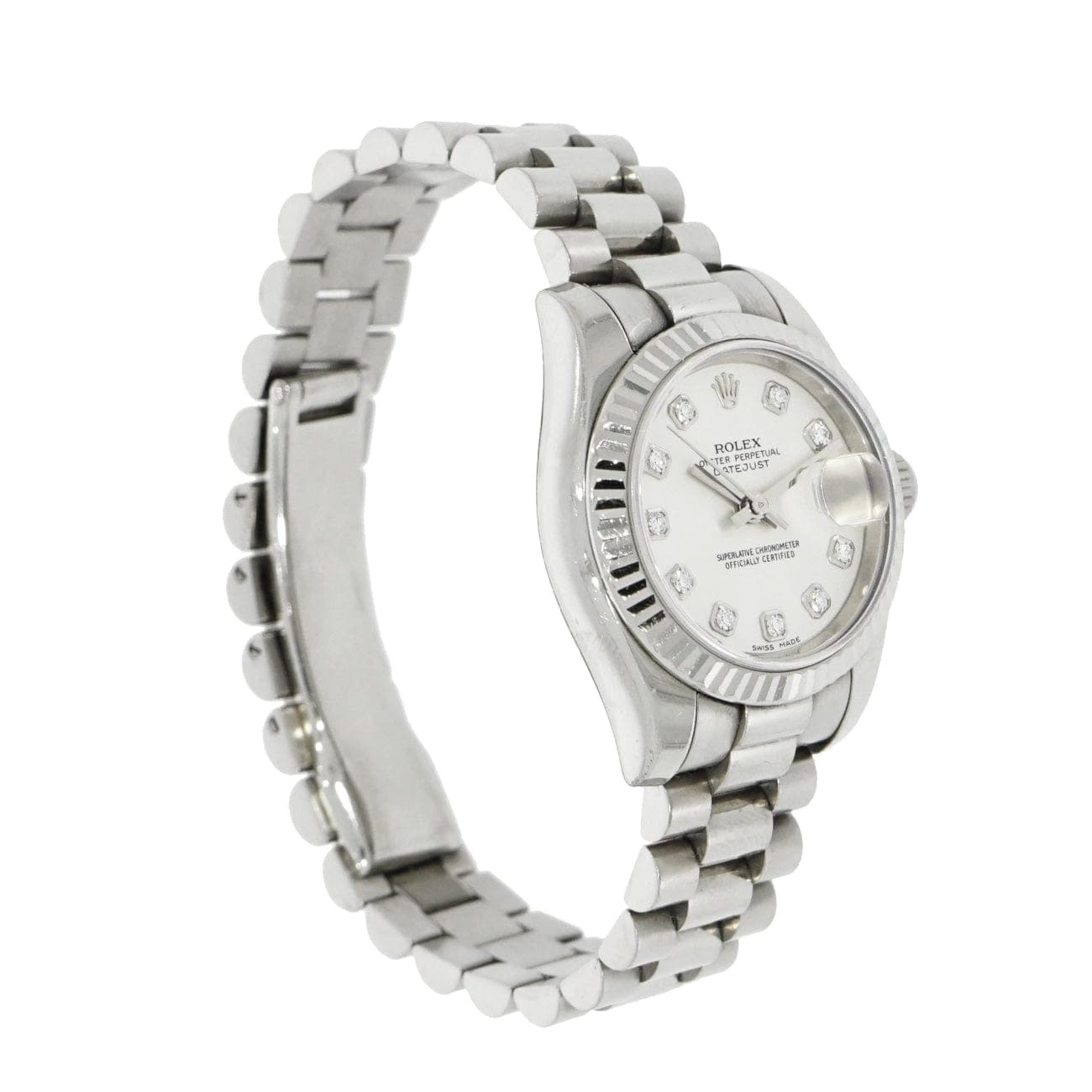 18 karat white gold rolex