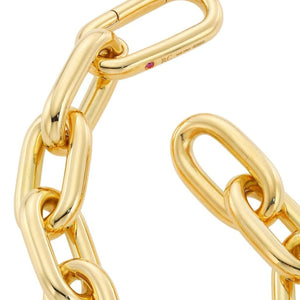 18K YELLOW DESIGNER GOLD CHUNKY ROLO LINK BRACELET - Roberto Coin - North  America