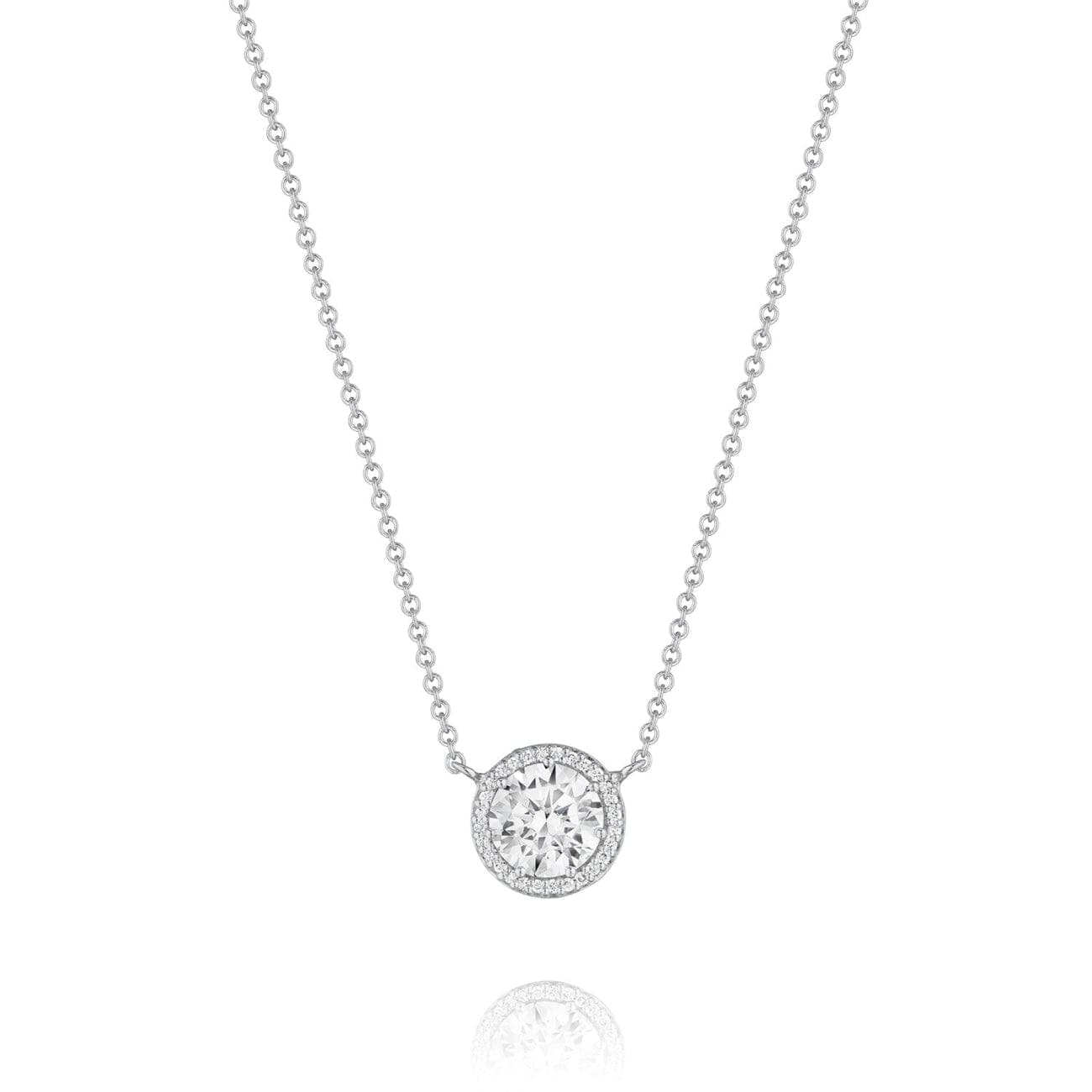 Tacori Halo Diamond Pendant - Jewelry | Manfredi Jewels