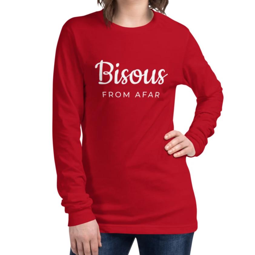 Bisous (Kisses) | Long Sleeve T-Shirt – Ainsi Hardi