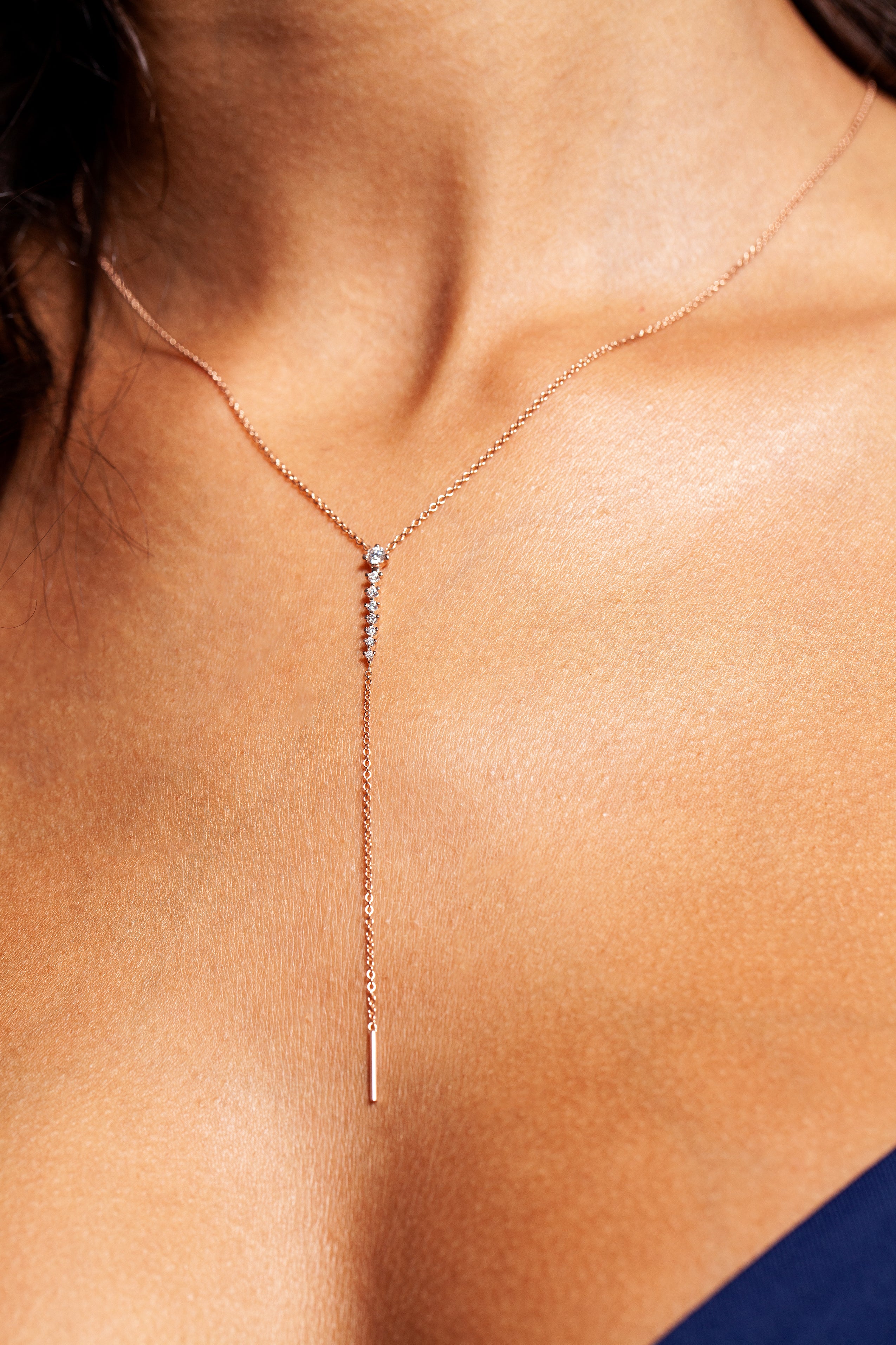 Sophie Ratner Diamond Encrusted Love Lock Necklace in White