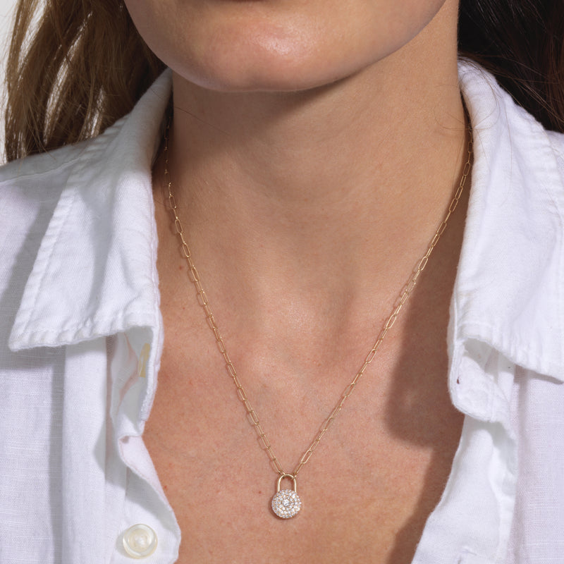 Diamond Encrusted Love Lock – Sophie Ratner Jewelry