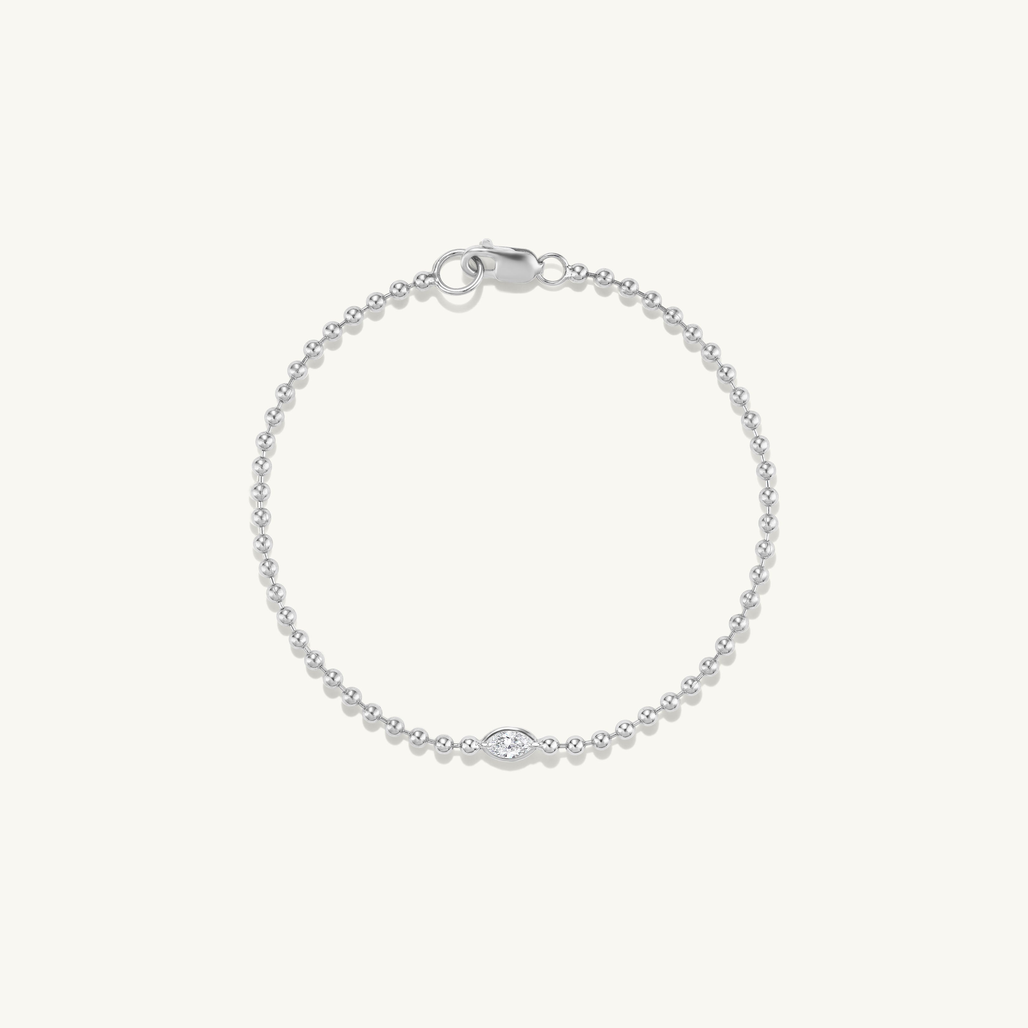 Beaded Marquise Bracelet