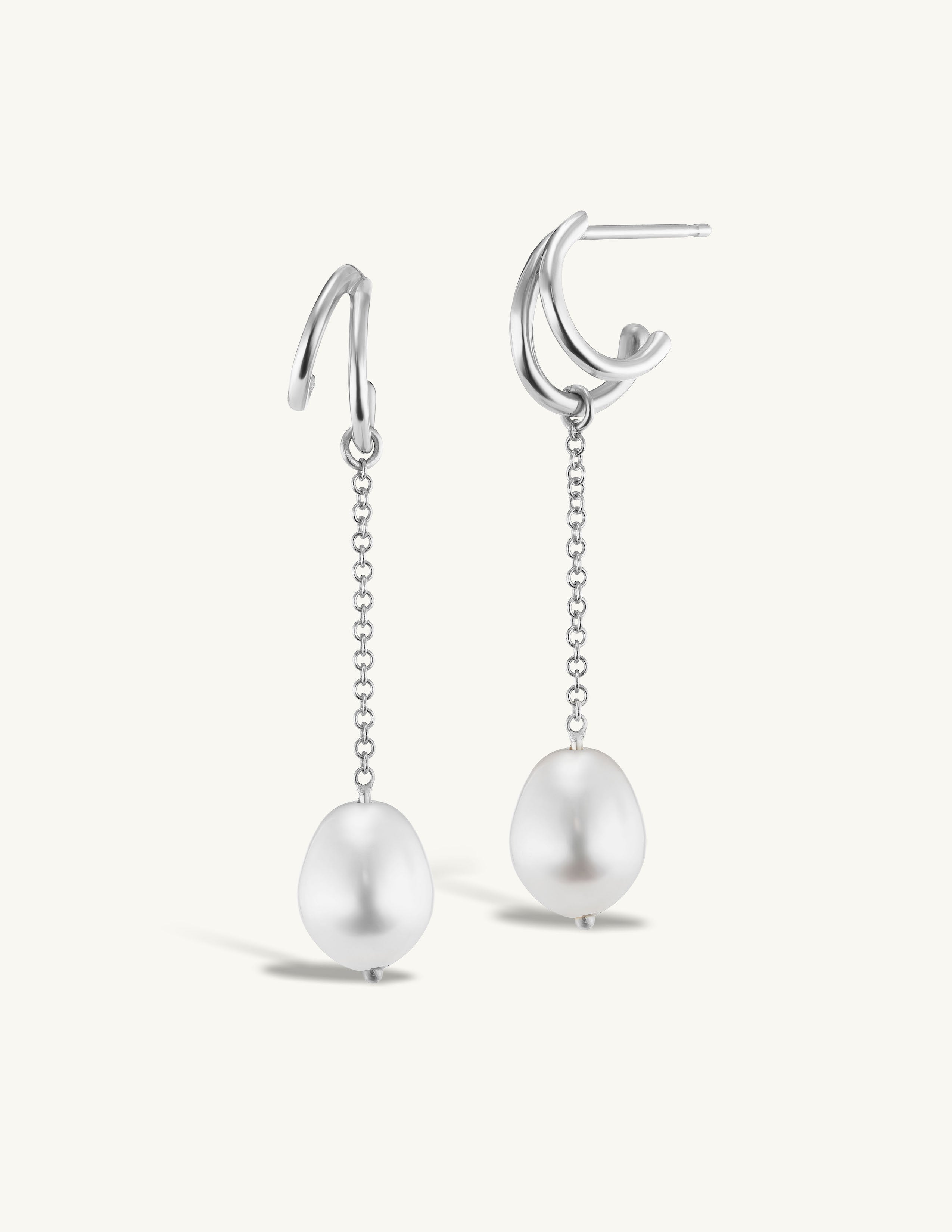 SRJ x KJH Pearl Sterling Silver Ear Cuff