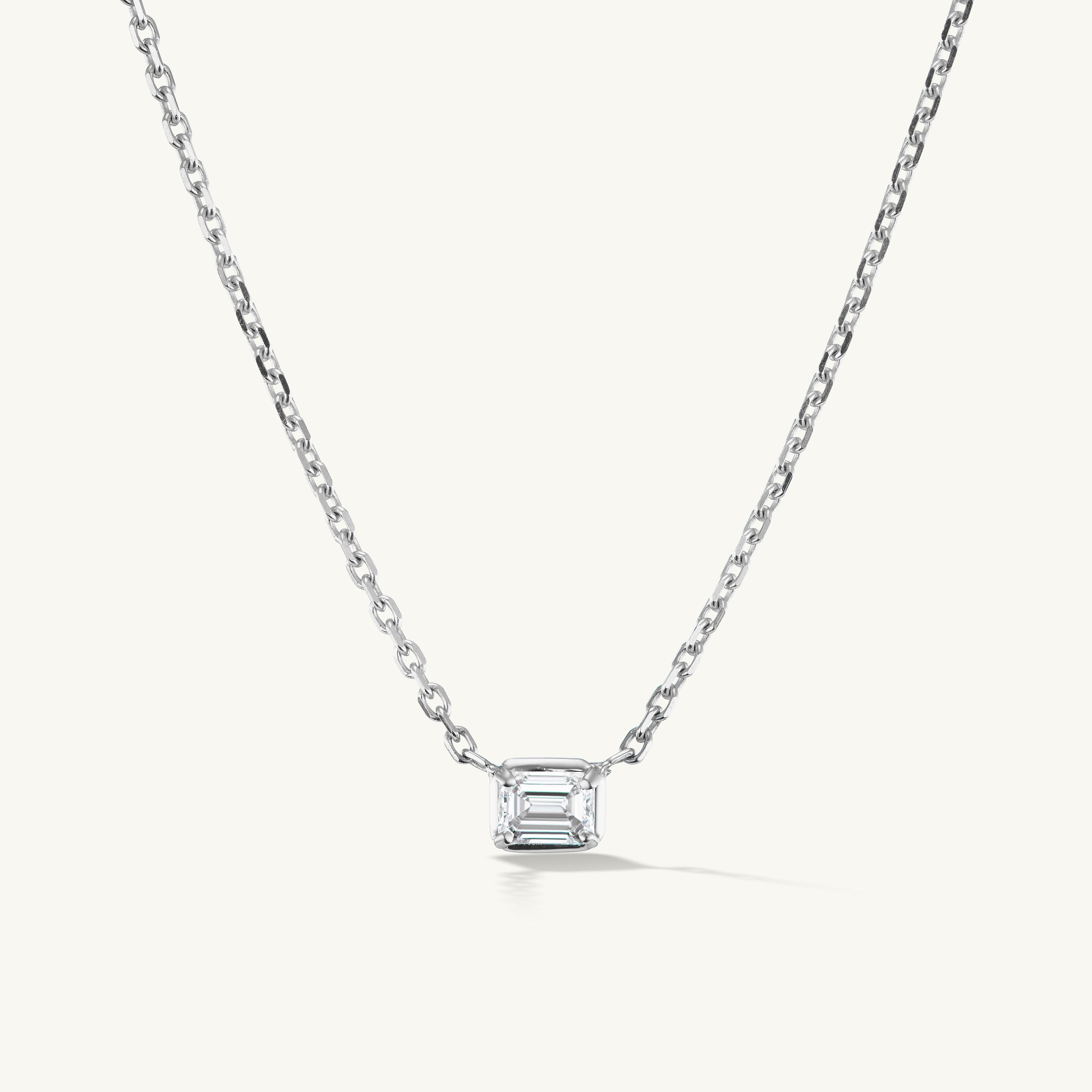 Emerald Cut Necklace