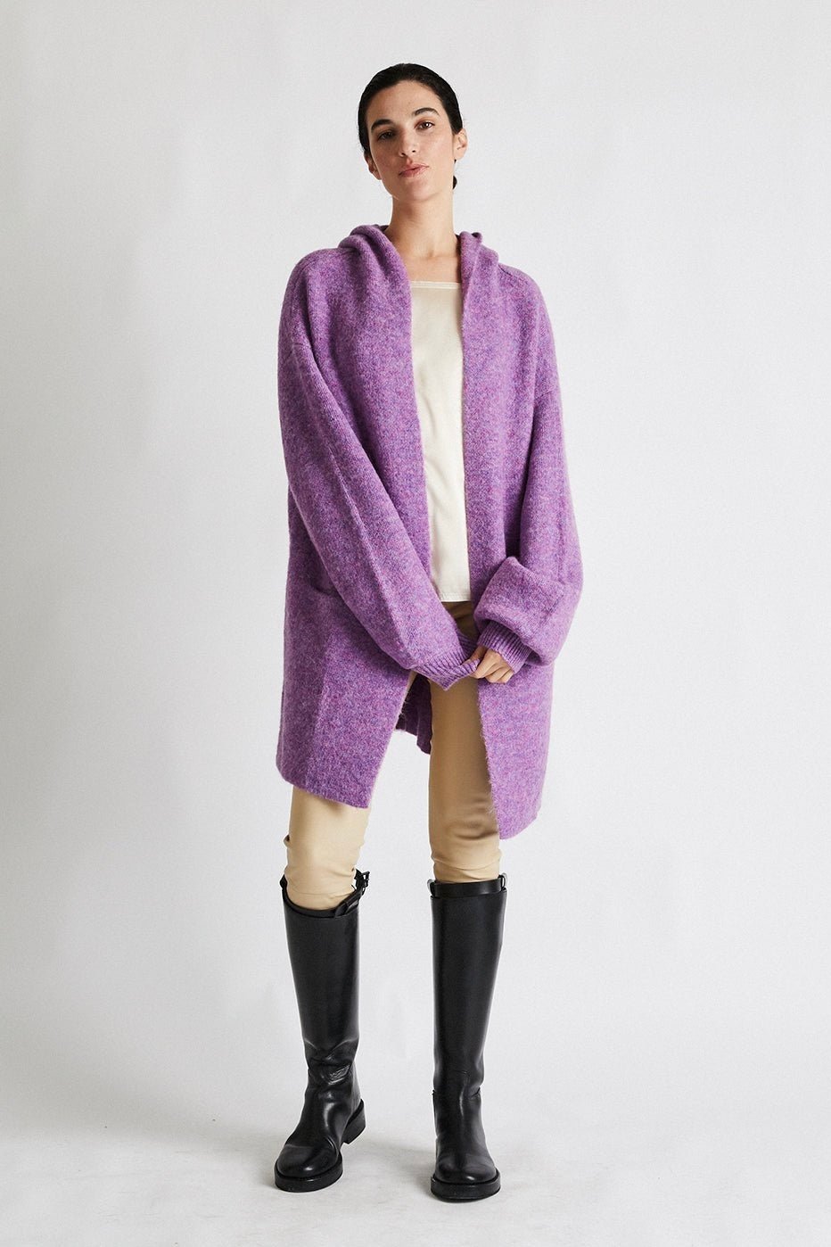 Long Cashmere Cardigan 